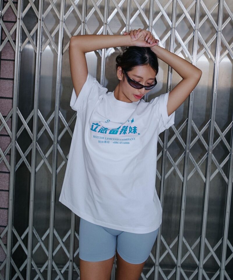 S-2XL自定款｜立志當辣妹涼感落肩高磅數 oversize T-shirt：圖片 3