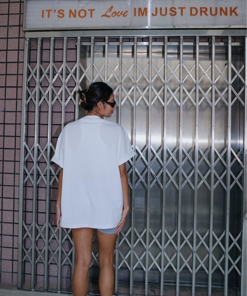 S-2XL自定款｜立志當辣妹涼感落肩高磅數 oversize T-shirt：圖片 5