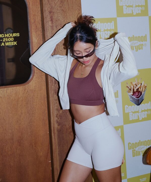 S-2XL|吸濕排汗縮腰舒適短版外套-象牙