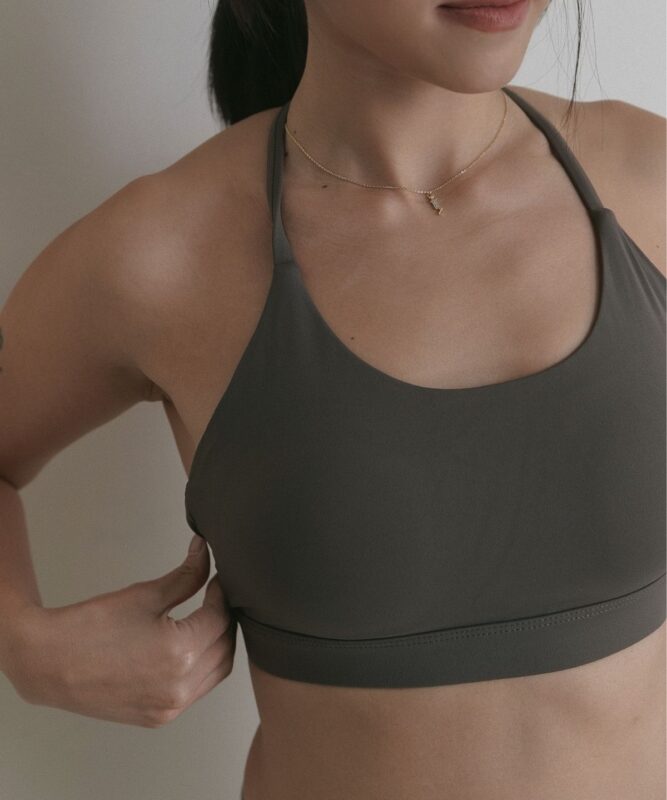 高強度細肩|交叉抗震運動內衣-巧克力奶昔 27 86